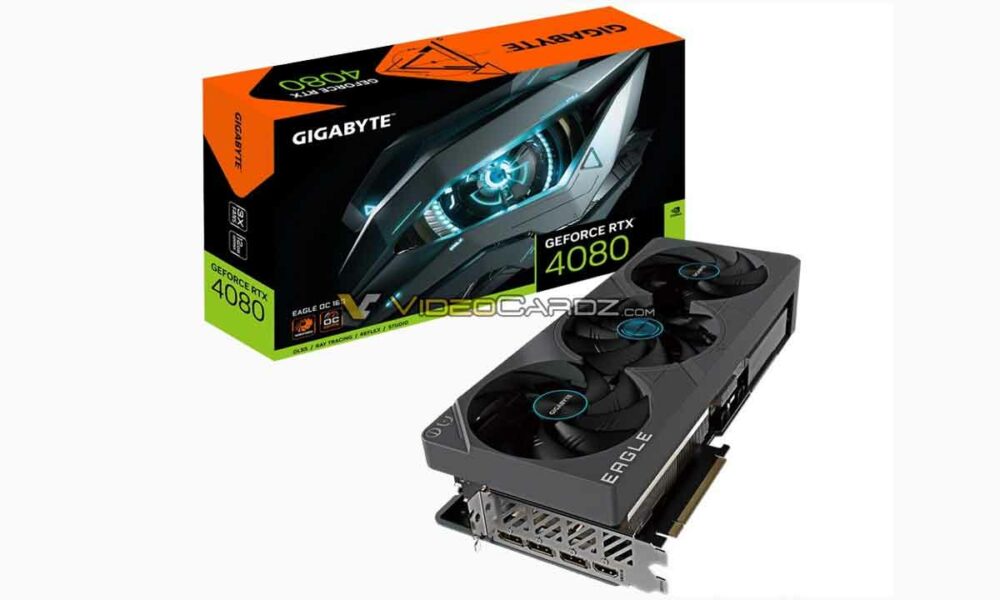 Prime immagini di GIGABYTE GeForce RTX 4080 EAGLE
