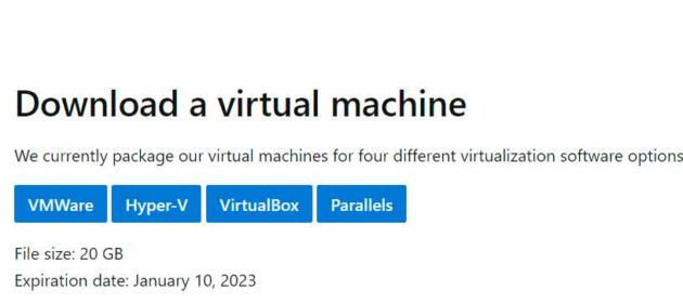 Microsoft publica máquinas virtuales gratuitas de Windows 11 22H2