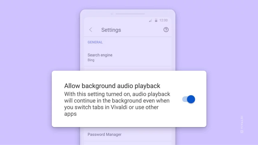 Vivaldi 5.7 para Android