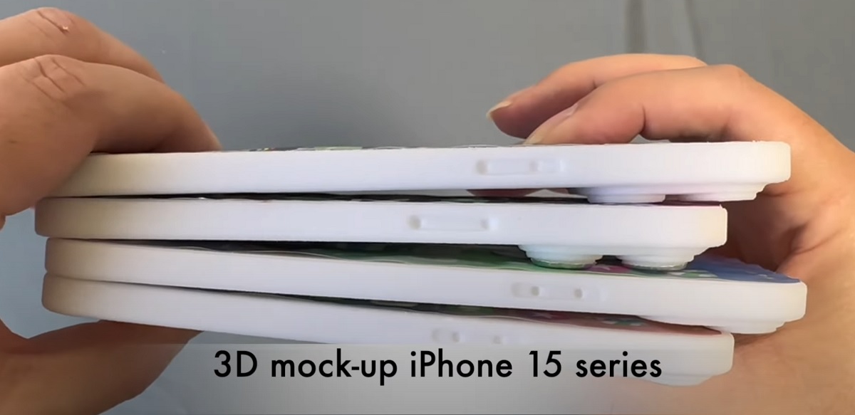 Supuestas maquetas del iPhone 15 Pro muestran un aspecto muy similar entre  ellos