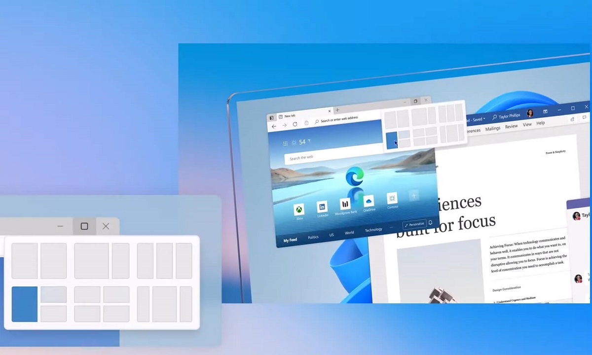 Windows 11, más widgets, más grandes y animados