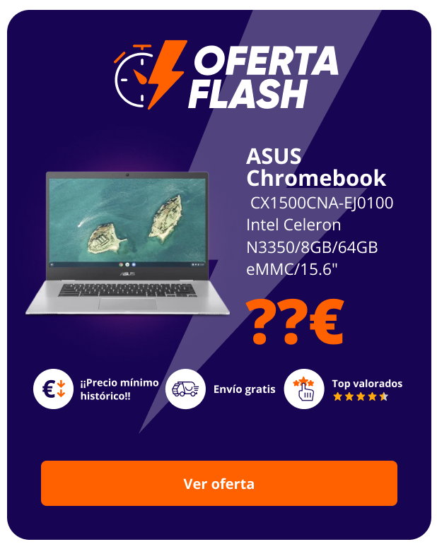 ASUS Chromebook a precio mínimo histórico