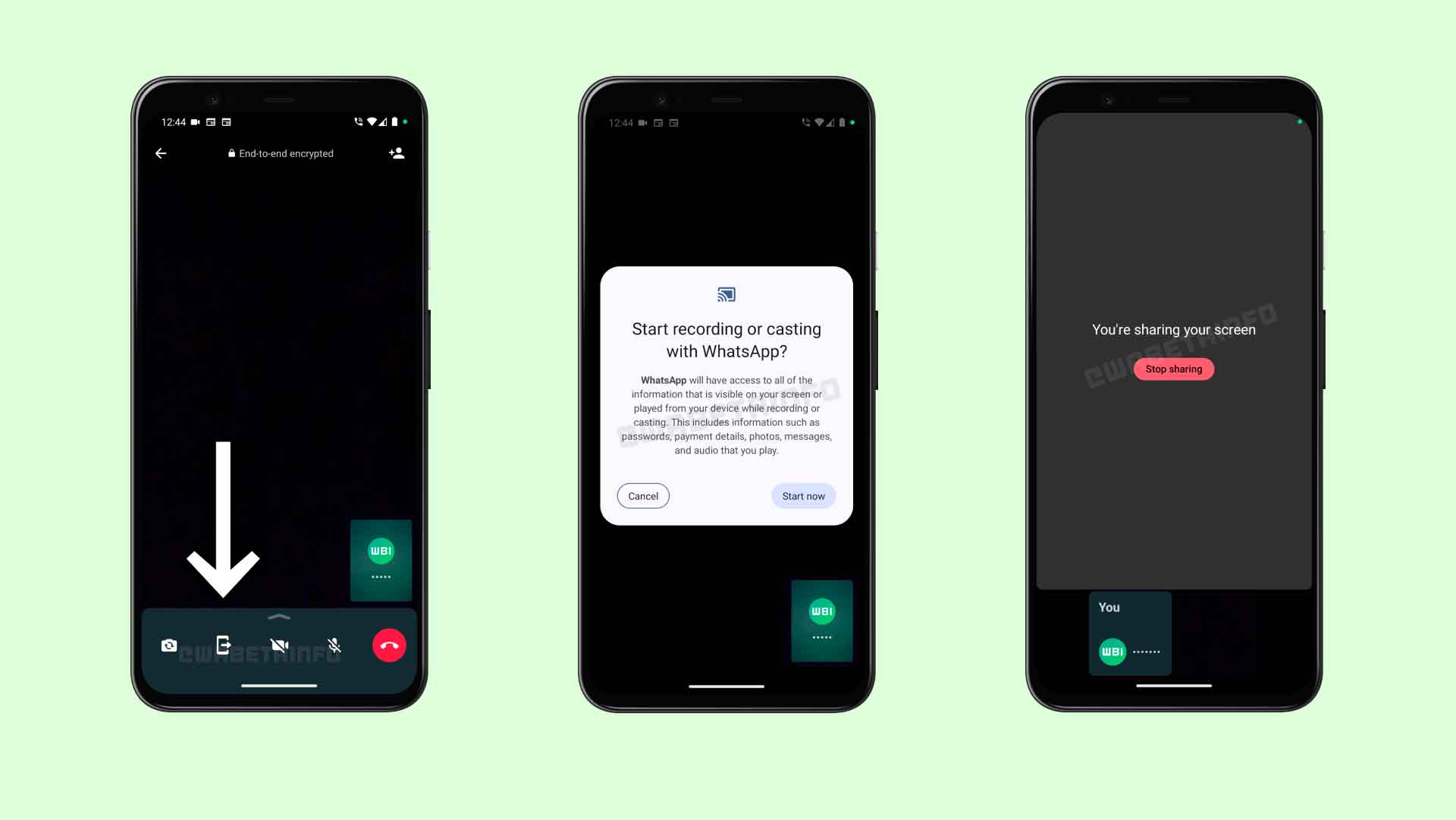 WhatsApp will allow screen sharing