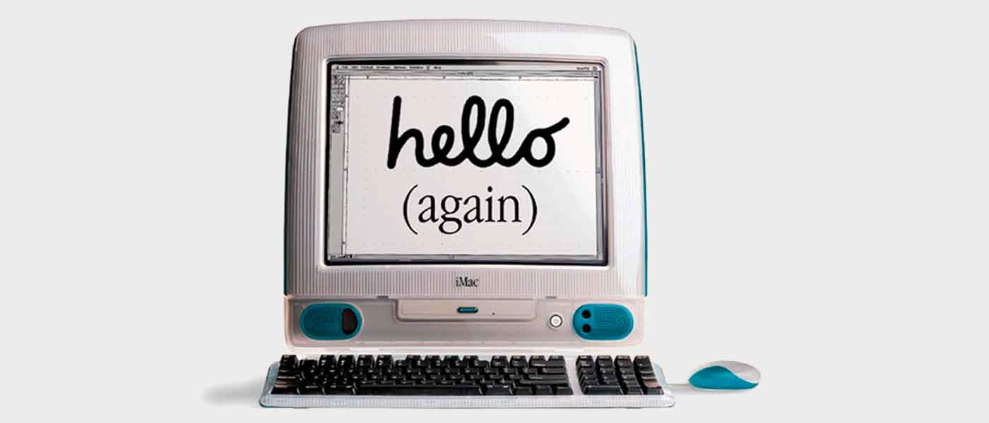 El primer iMac, y debut de la icónica "i", cumple 25 años