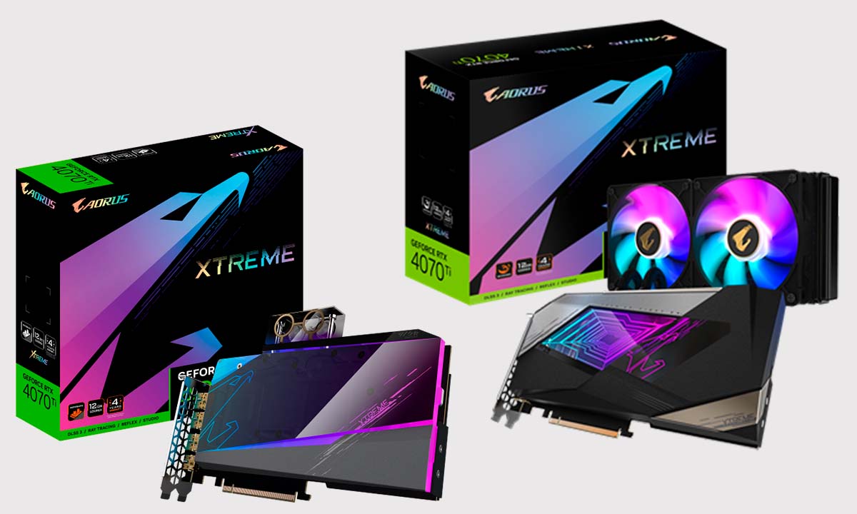 GIGABYTE presenta dos nuevas GeForce RTX 4070 con tecnología WATERFORCE