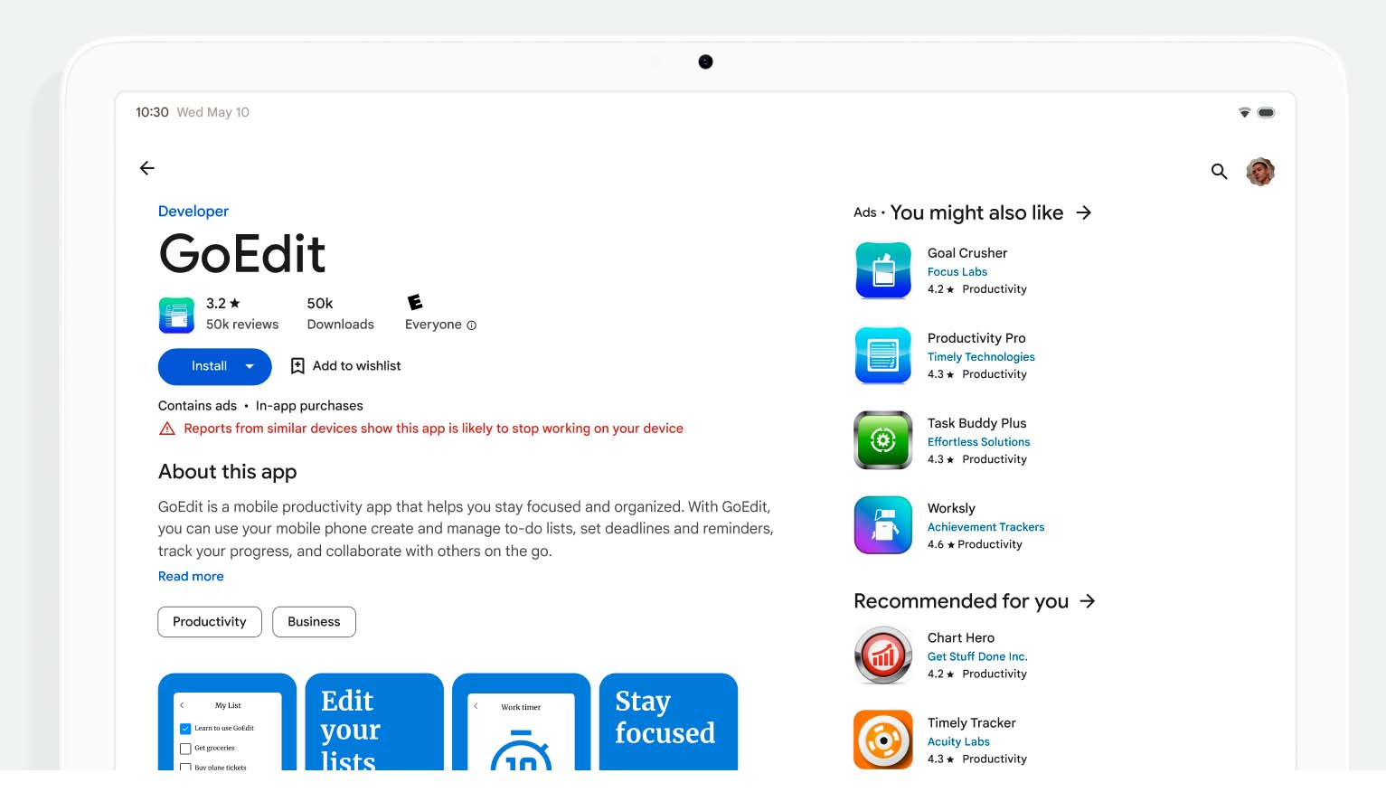 Android pone el foco en las pantallas grandes