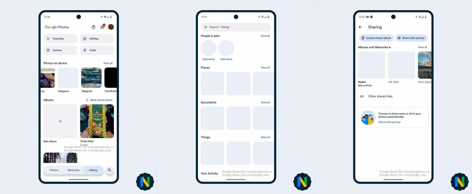 Google Fotos prueba una nueva interfaz en Android e iOS