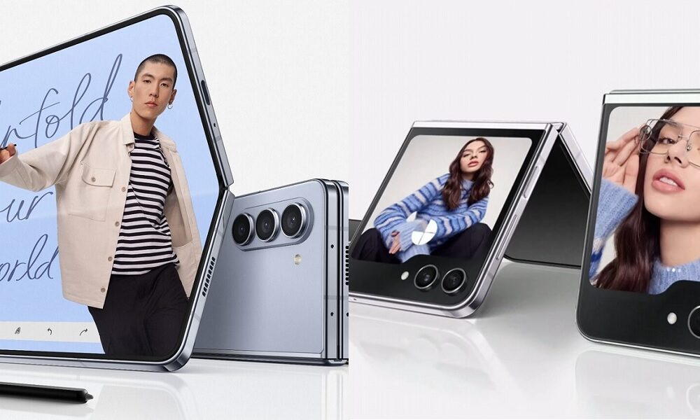 portada Samsung Galaxy Z Fold5 y Flip5