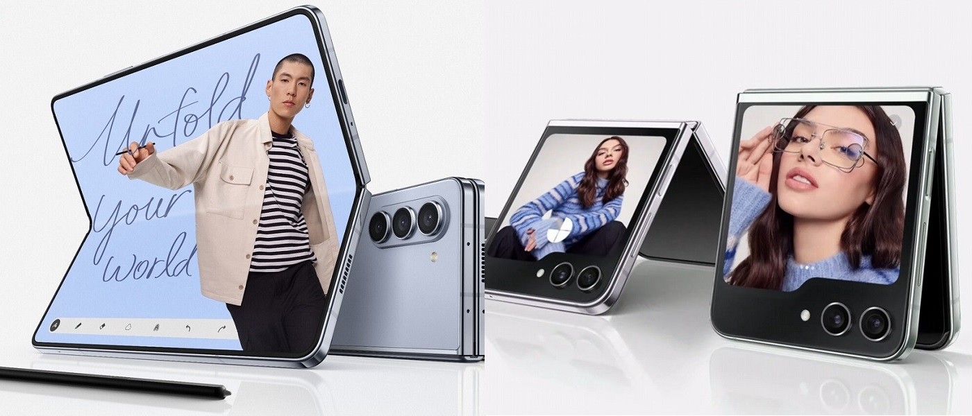 portada Samsung Galaxy Z Fold5 y Flip5
