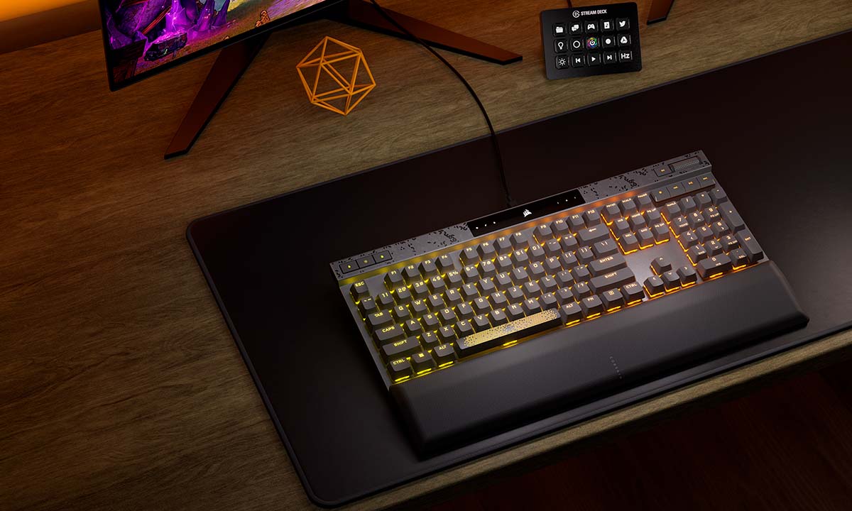Corsair K70 MAX, la personalización nunca llegó tan alto