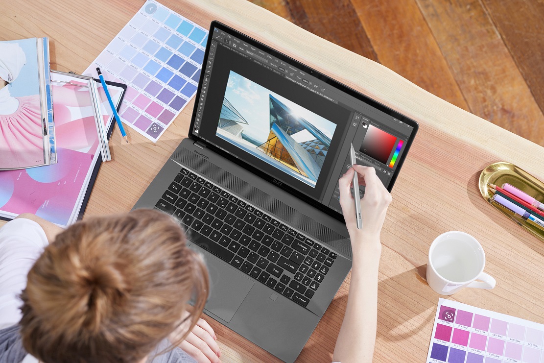 portátil MSI crear contenido