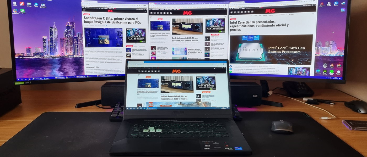 Conectar un portátil a un monitor