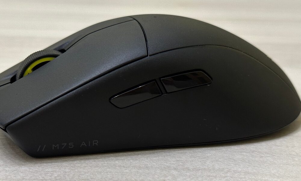 Corsair M75 AIR Wireless, análisis: simetría ultraligera