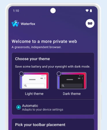 Waterfox Android Waterfox, el 'Firefox más privado', aterriza en Android