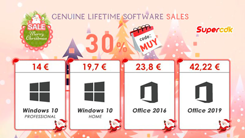 ¿Black Friday en diciembre? ¡Sí! Consigue tu licencia de Windows 11, 100% original, desde solo 18,4 euros, con Supercdk