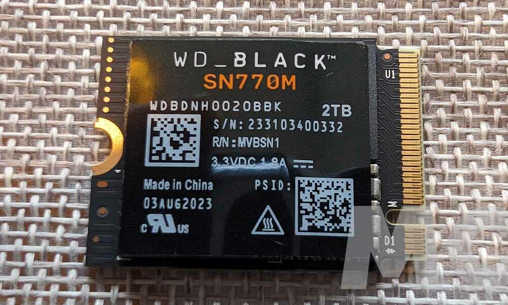 Review WD_Black SN770M, veloz como un rayo