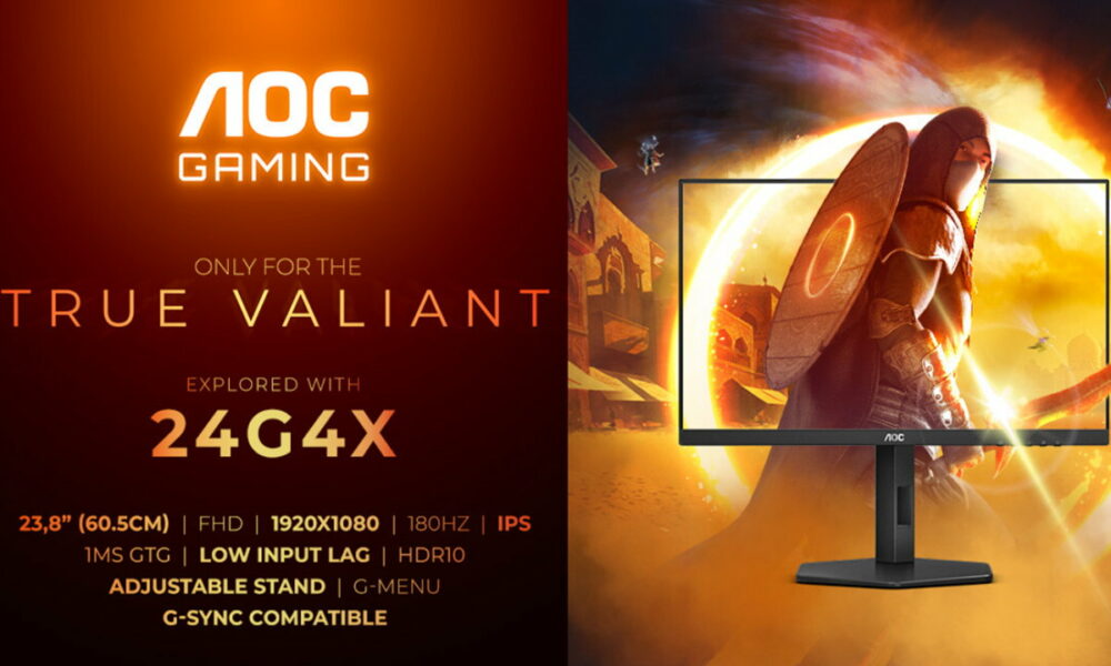 AOC presenta sus nuevos monitores G4, rápidos, económicos y para juegos