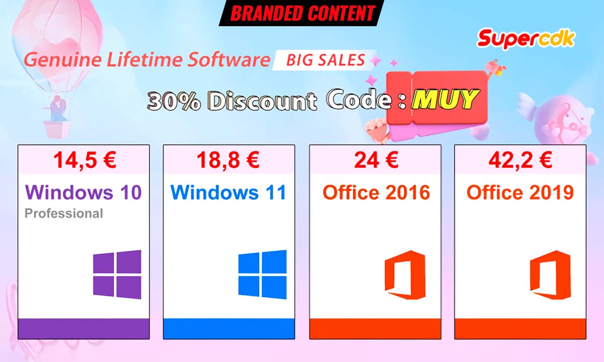 Enamórate de estos precios: Windows 11, 100% original y para toda la vida, por solo 18,8 euros en Supercdk