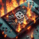 Nintendo Switch ardiendo