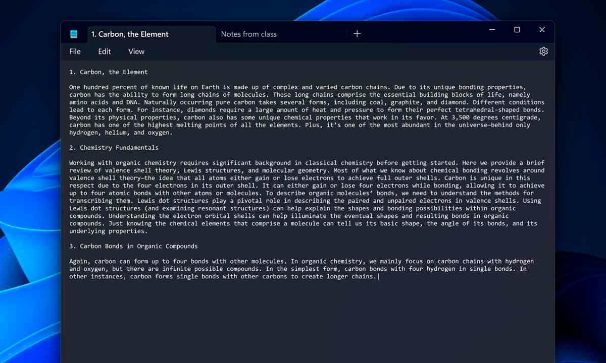 El Bloc de Notas vuelve a sumar nuevas funciones
