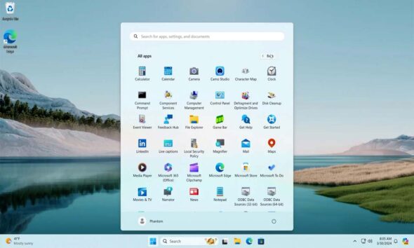 Computer Inicio Windows 11 prueba un nuevo diseño del menú de Inicio