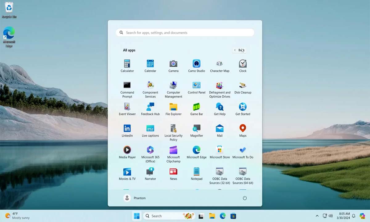 Windows 11 prueba un nuevo diseño del menú de Inicio