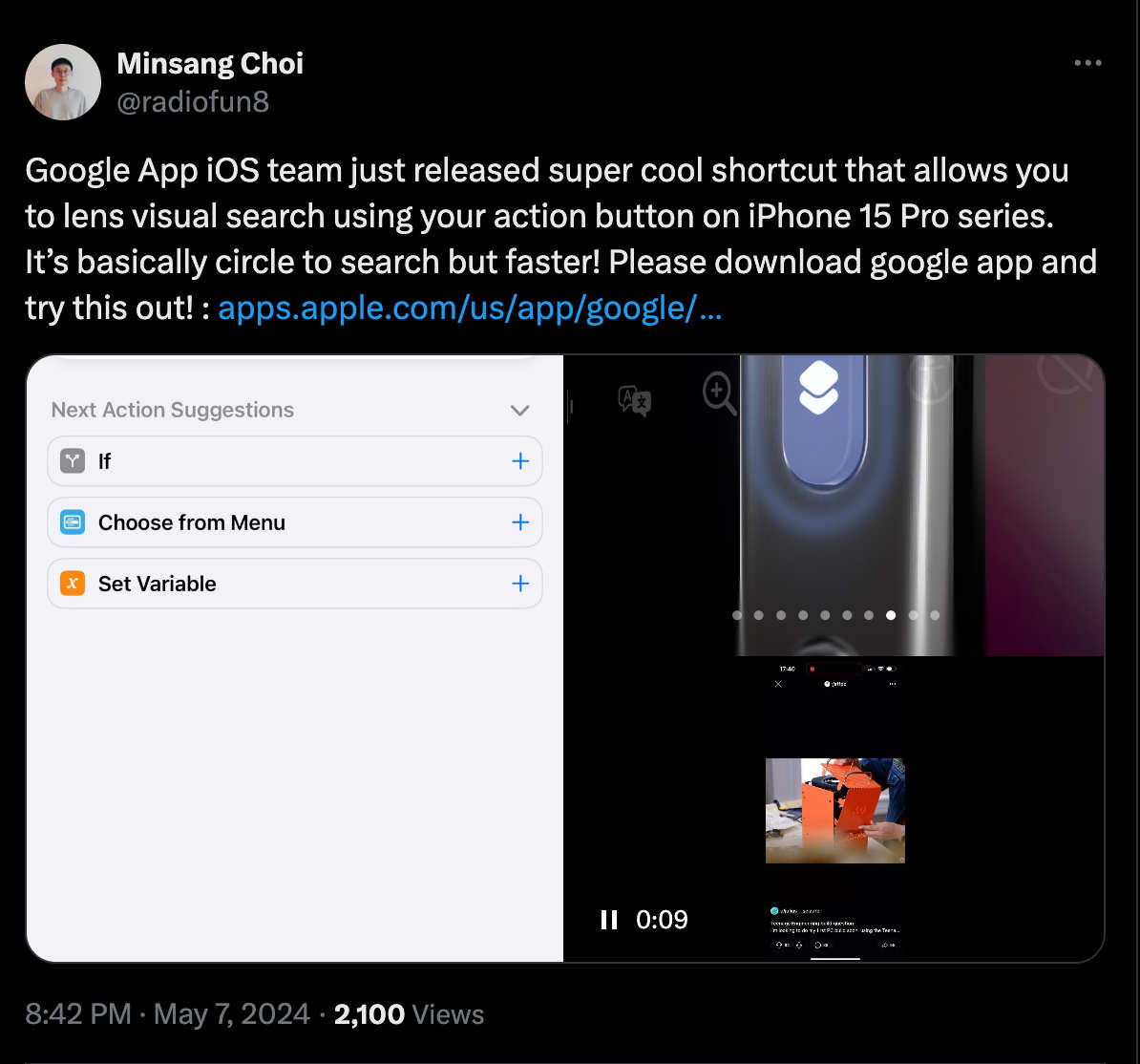 Google lleva Circle to Search al iPhone... o al menos lo intenta