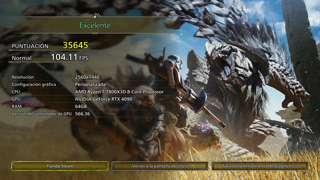 Monster Hunter Wilds rendimiento