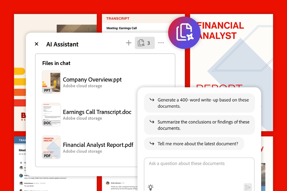 Adobe Acrobat con Firefly - IA Generativa