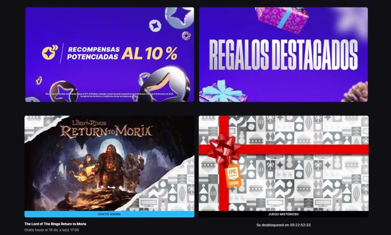 Juegos gratis en Epic Games Store, consigue un nuevo juego cada día