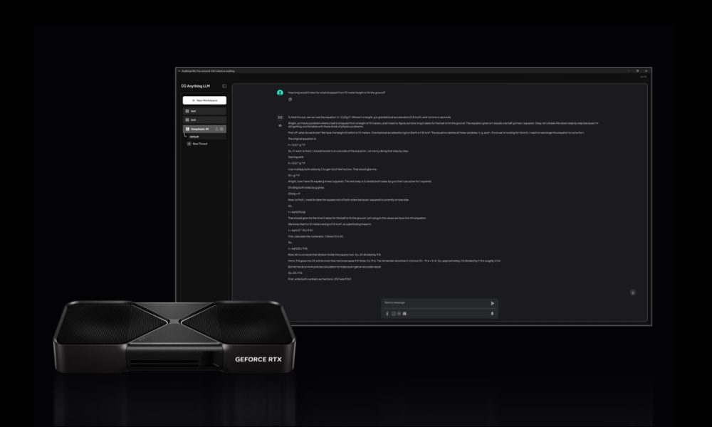 GeForce RTX 5090 con DeepSeek
