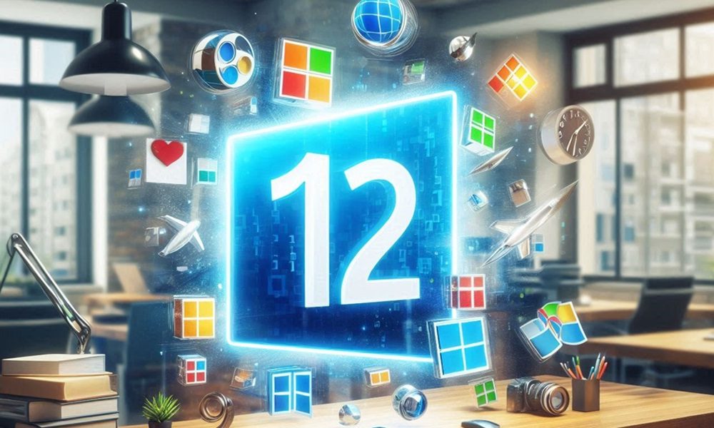 Windows 12 generada con IA