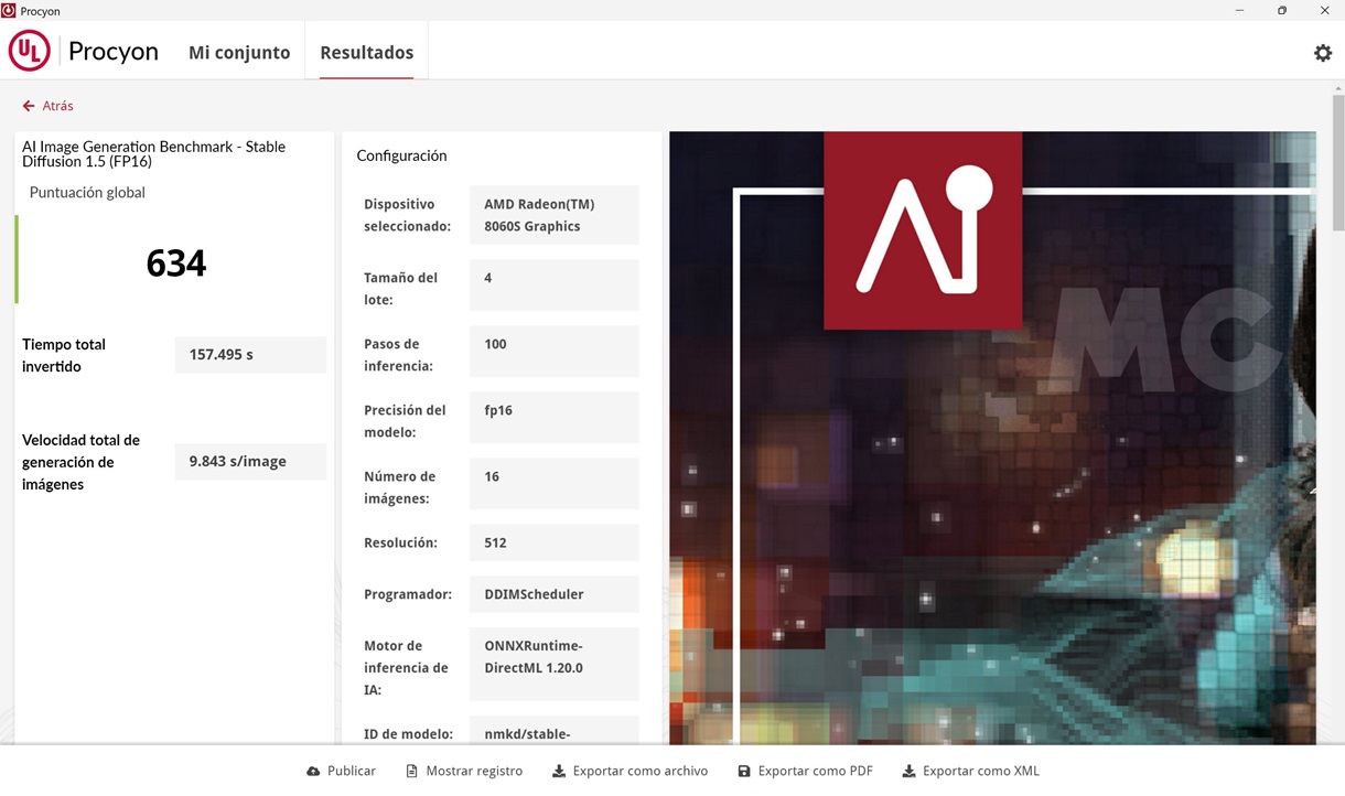 procyon imagenes fp16