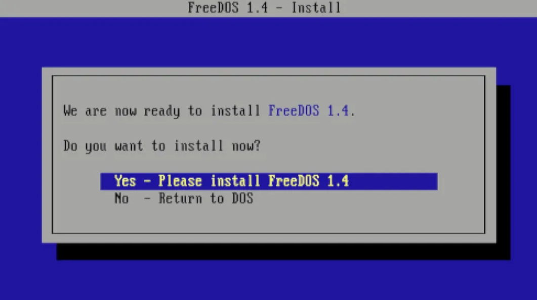FreeDOS 1.4