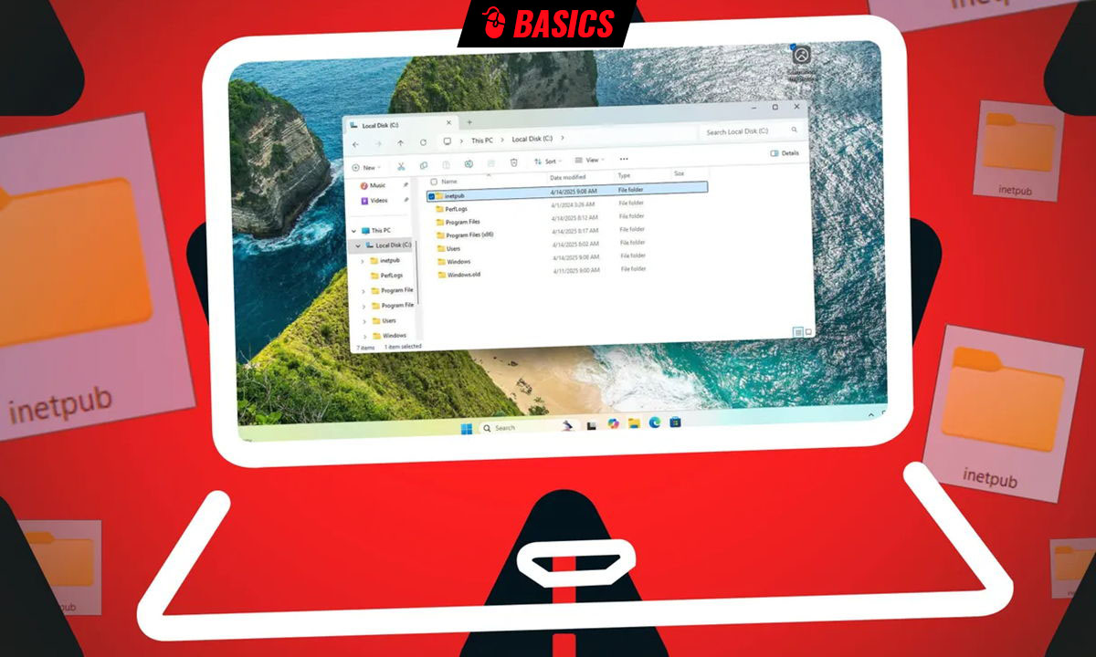 carpeta inetpub de Windows