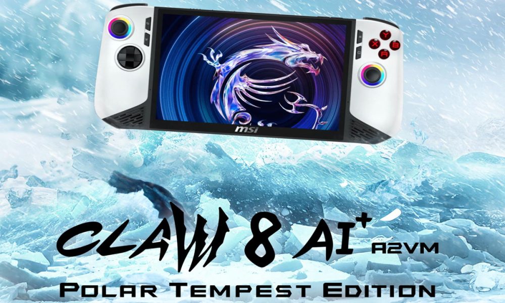 MSI Claw 8 AI+ Polar Tempest