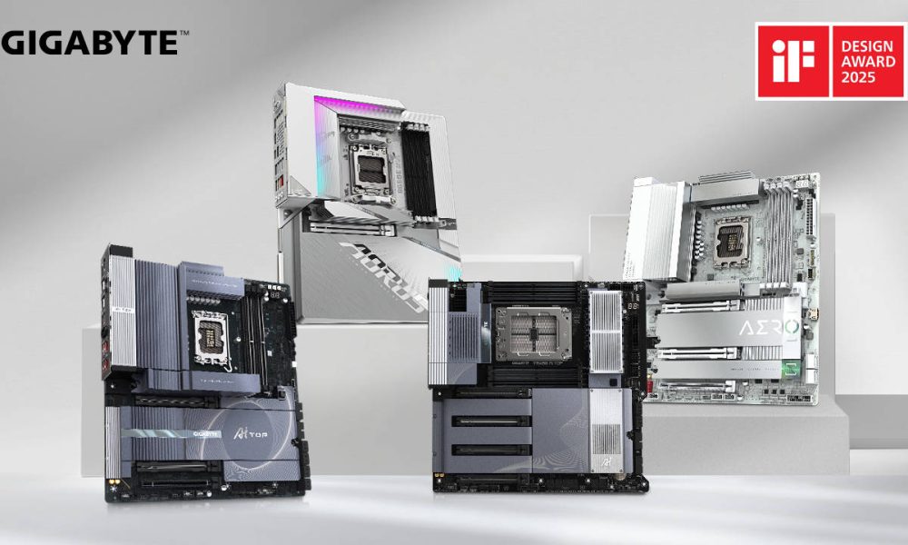 GIGABYTE arrasa en los iF Design Awards 2025
