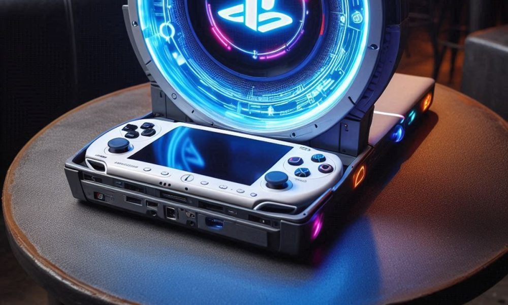 PS6 portátil generada con ia