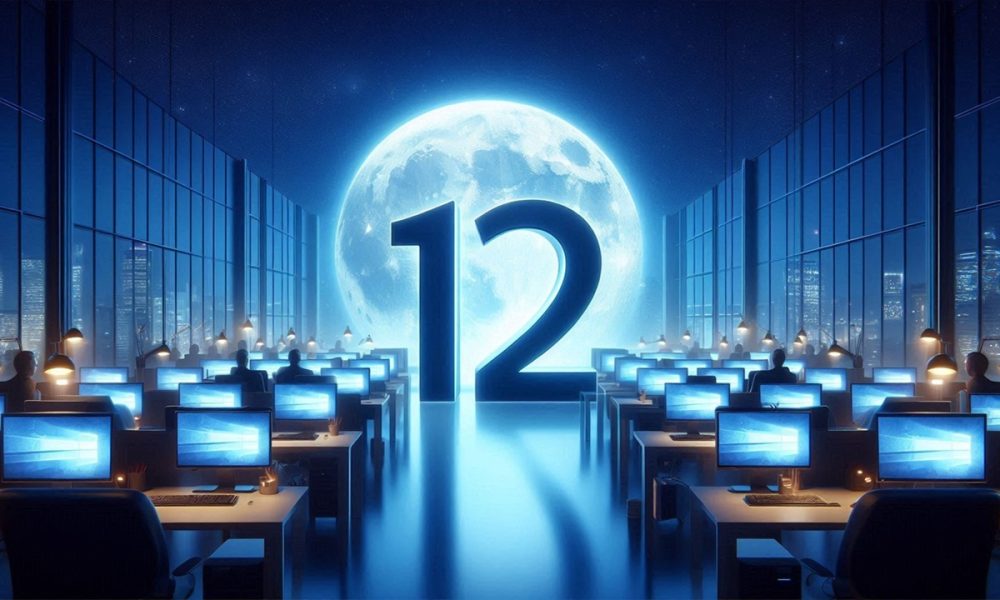 Windows 12 generada con IA