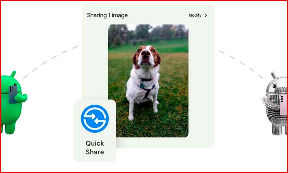 Google prepara Quick Share para iOS