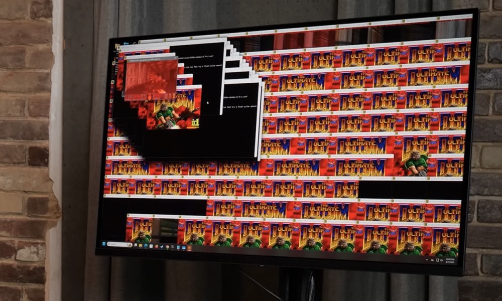 Threadripper Pro 9995WX 400 instancias DOOM