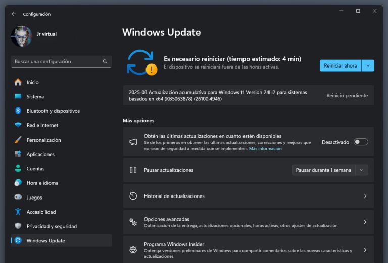 Si usas Windows 11 23H2, debes actualizar