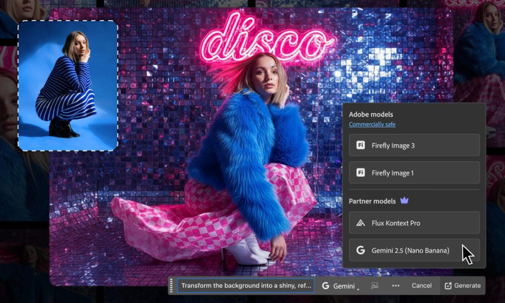 Photoshop se refuerza como núcleo creativo con nuevos modelos de IA