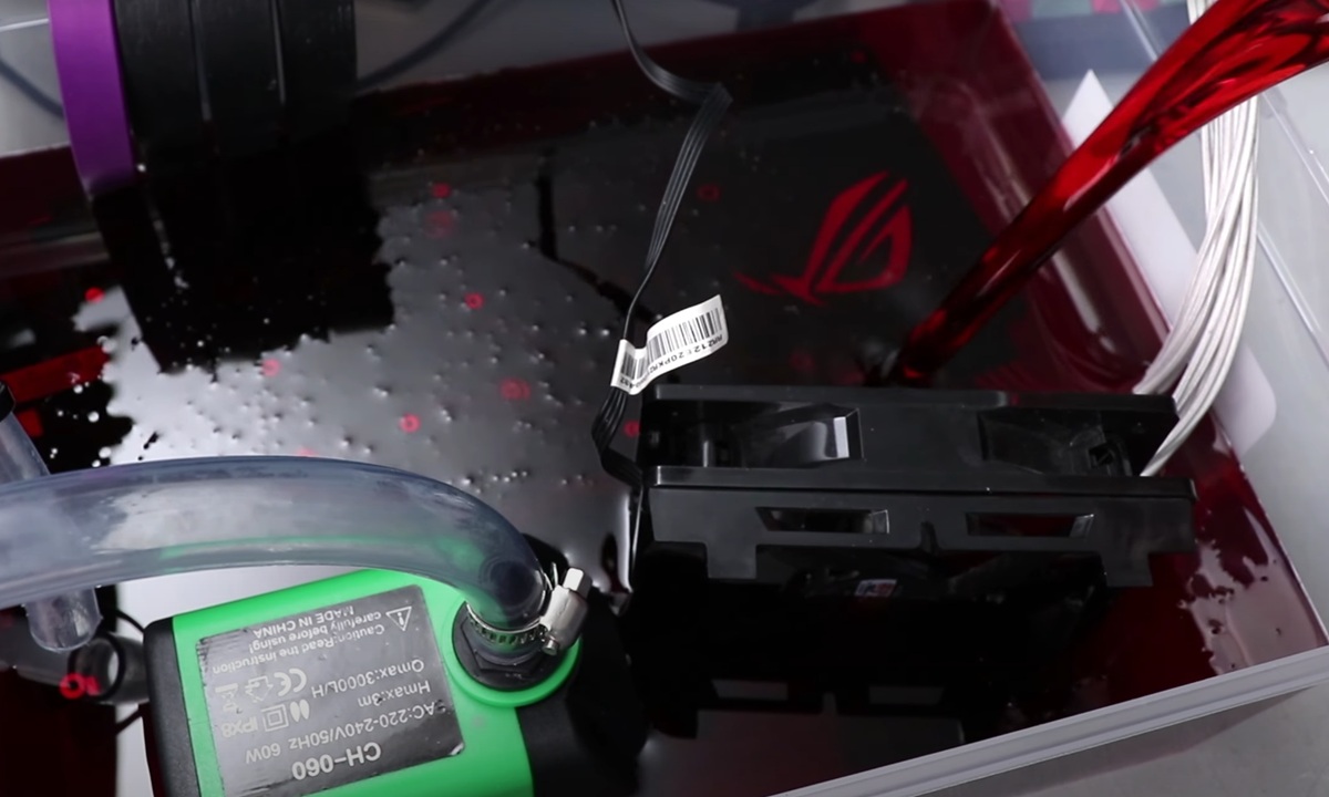 refrigeración por inmersión tarjetas gráficas