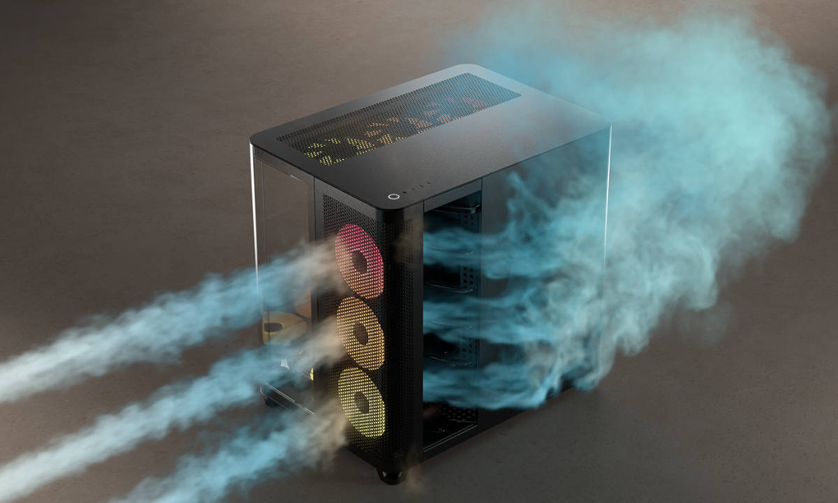 Corsair AIR 5400: diseño de triple cámara para redefinir las semitorres