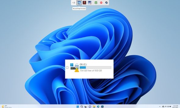 Windows triángulo amarillo SSD