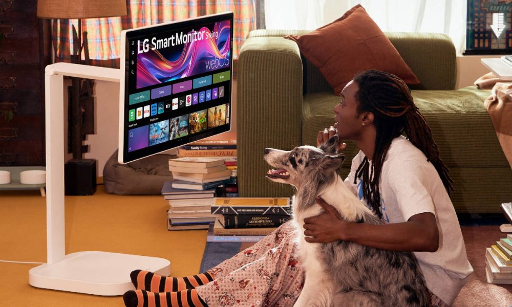 LG lanza los Smart Monitor Swing: pantallas que giran, ruedan y se adaptan