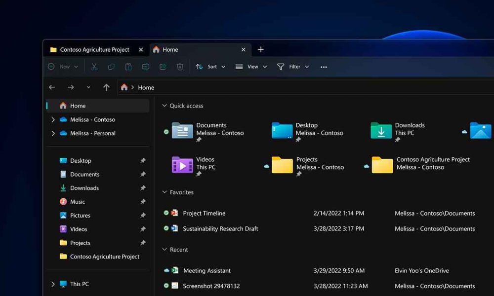 Windows 11 busca acelerar el Explorador de archivos cargándolo en segundo plano