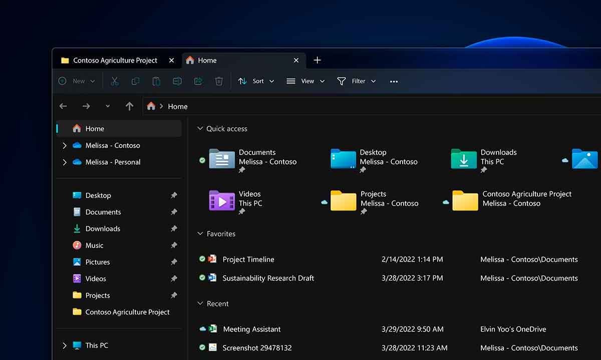 Windows 11 busca acelerar el Explorador de archivos cargándolo en segundo plano