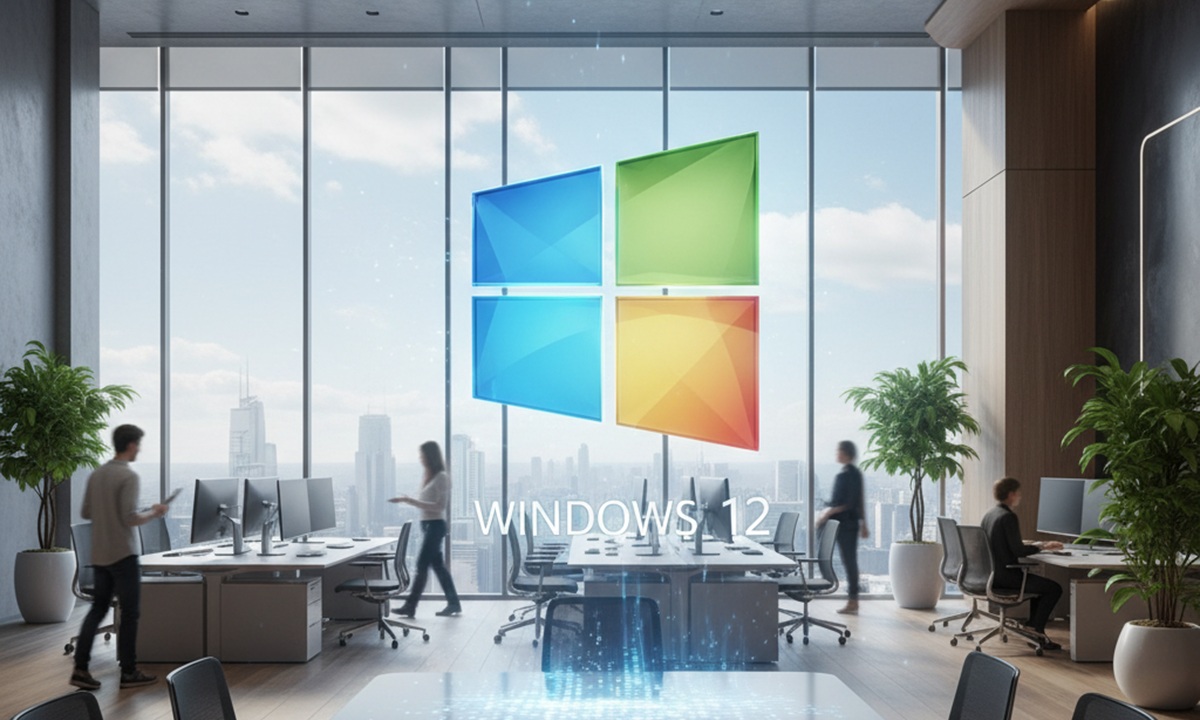 logo de windows 12 generada con IA